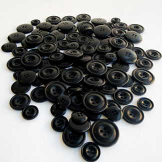 black buttons