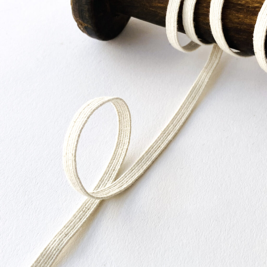 5mm natural cotton elastic