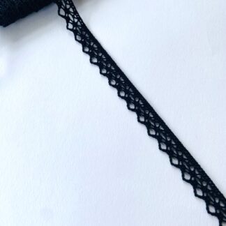 12mm black lace trim