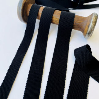 Sustainable cotton grosgrain petersham ribbon